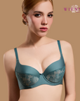 New Bra Limited S-Fit เสื้อชั้นใน 4/5 Cup เสริมโครง เต้าปั๊มซิมเลส Push Up(DB91407) ราคาปกติ 890.-