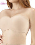 STRAPLESS BRA (BigSize 85-90) เสื้อชั้นใน 1/2 Cup ซ่อนโครง ถอดสายบ่า (DB31209) ราคาปกติ 1,100.-