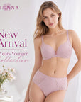 NEW WIENNA เสื้อชั้นใน 4/5 Cup เสริมโครง เต้ายูรีเทนโฟมบาง (DB21435) Wiennashop
