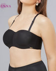 WIENNA (BigSize 85-90) เสื้อชั้นใน 1/2 Cup ซ่อนโครง ถอดสายบ่า (DB31209) Wiennashop