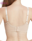 WIENNA (BigSize 85-90) เสื้อชั้นใน 4/5 Cup เสริมโครง เต้าโมลบาง (DB41499) Wiennashop