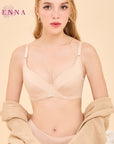 New Collection Bra Limited เสื้อชั้นใน 4/5 Cup เสริมโครง เต้าปั๊มซิมเลส Push Up(DB91403) ราคาปกติ 790.-