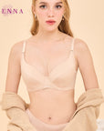 New Collection Bra Limited เสื้อชั้นใน 4/5 Cup เสริมโครง เต้าปั๊มซิมเลส Push Up(DB91403) ราคาปกติ 790.-