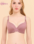 New Collection Bra Limited เสื้อชั้นใน 4/5 Cup เสริมโครง เต้าปั๊มซิมเลส Push Up(DB91403) ราคาปกติ 790.-