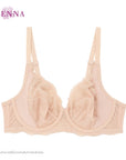 WIENNA (BigSize 85-90)เสื้อชั้นใน 4/5 Cup เสริมโครง เต้าซับบาง (DB94401) Wiennashop
