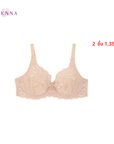 WIENNA (BCDE 85-90)เสื้อชั้นใน 4/5 Cup เสริมโครง เต้าซับบาง (DB94403) Wiennashop