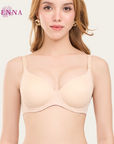 WIENNA เสื้อชั้นใน 4/5 Cup เสริมโครง เต้าโมล Push Up (DB27626) Wiennashop