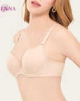 WIENNA เสื้อชั้นใน 4/5 Cup เสริมโครง เต้าโมลบาง (DB41422) Wiennashop