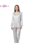MUST TRY: SLEEPWEAR ชุดนอน PAJAMAS DN50274 ผ้าซาภWiennashop