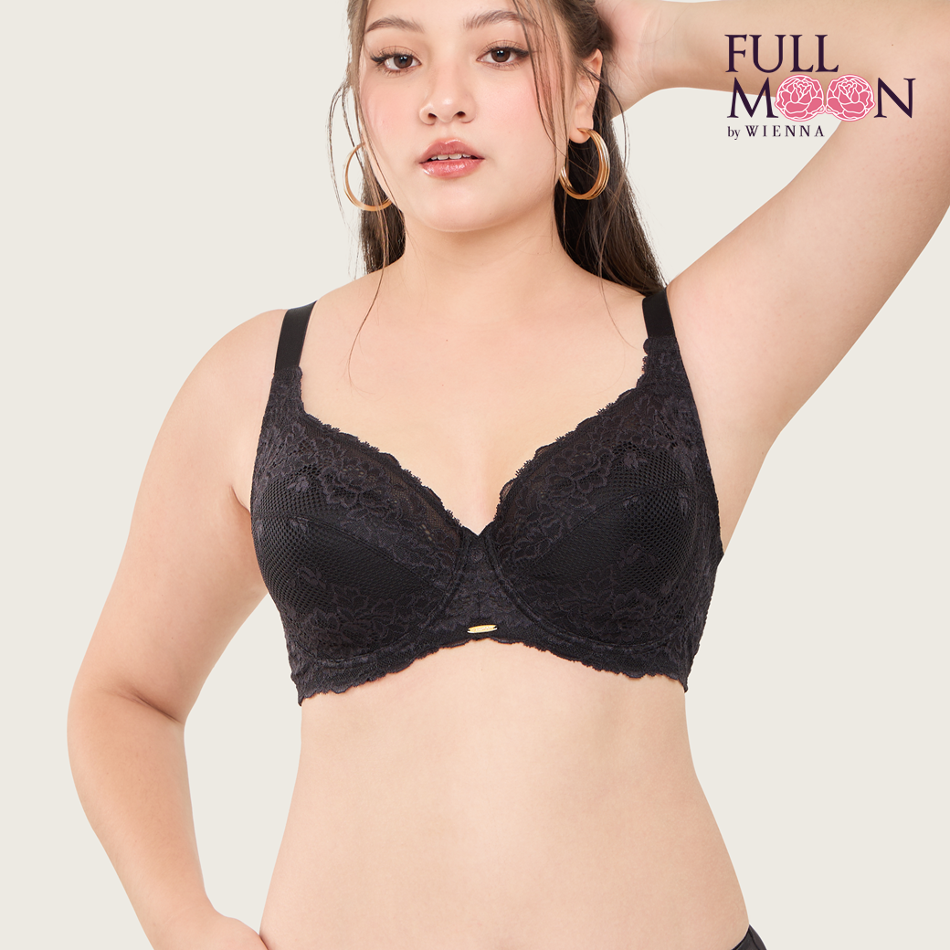 FULL SEXY (BigCup BigSize) เสื้อชั้นใน 4/5 Cup เสริมโครง เต้าซับบาง (NB44402) ราคาปกติ 1,290.-