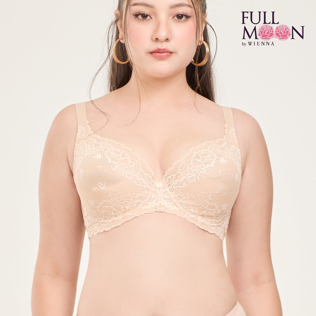 FULL SEXY (BigCup BigSize) เสื้อชั้นใน 4/5 Cup เสริมโครง เต้าซับบาง (NB44402) ราคาปกติ 1,290.-