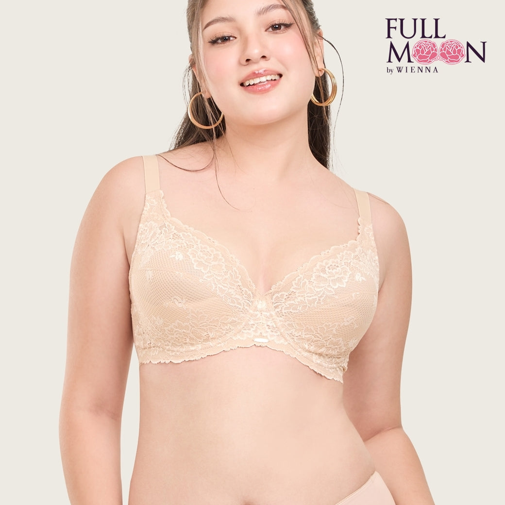 FULL SEXY (BigCup BigSize) เสื้อชั้นใน 4/5 Cup เสริมโครง เต้าซับบาง (NB44402) ราคาปกติ 1,290.-