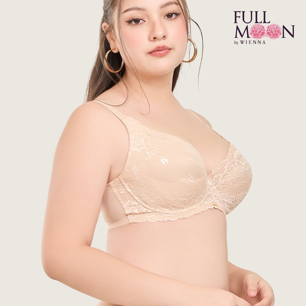 FULL SEXY (BigCup BigSize) เสื้อชั้นใน 4/5 Cup เสริมโครง เต้าซับบาง (NB44402) ราคาปกติ 1,290.-