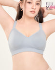 WIRELESS BRA (SmartSize) เสื้อชั้นใน คัพใหญ่ ไร้โครง แบบตะขอหลัง (NB45405) ราคาปกติ 1,090.-