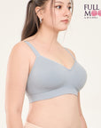 WIRELESS BRA (SmartSize) เสื้อชั้นใน คัพใหญ่ ไร้โครง แบบตะขอหลัง (NB45405) ราคาปกติ 1,090.-