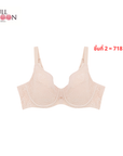 NEW WIENNA Fullmoon (DEFG100) เสื้อชั้นใน 4/5 Cup เสริมโครง เต้าบาง (NB91418) Wiennashop