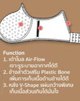 (BigCup BigSize) เสื้อชั้นใน 4/5 Cup เสริมโครง เต้าโมลบาง Air-Flow (NB41427) ราคาปกติ 1,490.- Wiennashop