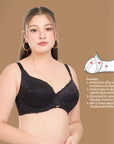 WIENNA Fullmoon (BigCup) เสื้อชั้นใน 4/5 Cup เสริมโครง เต้าซับบาง (NB44401) Wiennashop