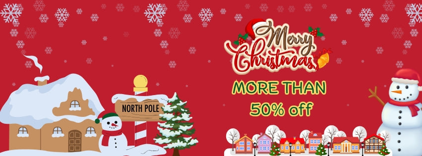 Merry Christmas WIENNA RED Sale 50%