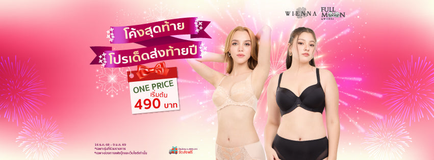 ช้อปข้ามปี ชุดชั้นในเวียนนา ราคาเดียวเริ่มต้น 490.-