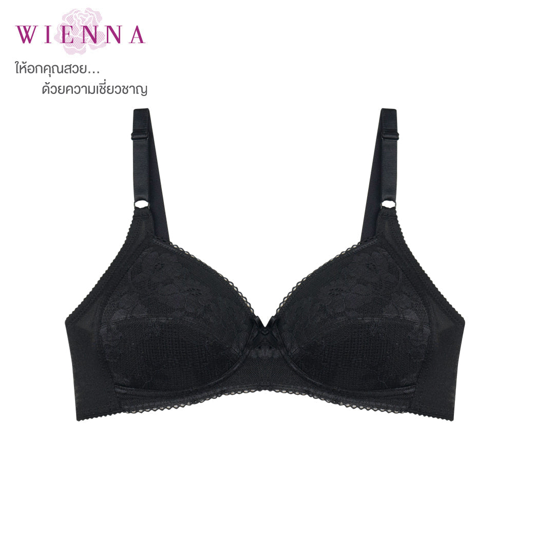 WIENNA เสื้อชั้นใน (AB75-80) Full Cup ไร้โครง เต้า Super Push Plus (DB16104) Wiennashop