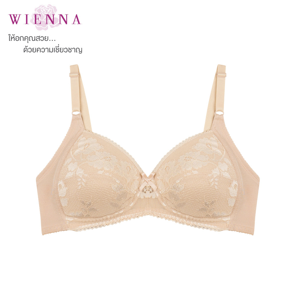 WIENNA เสื้อชั้นใน (AB75-80) Full Cup ไร้โครง เต้า Super Push Plus (DB16104) Wiennashop