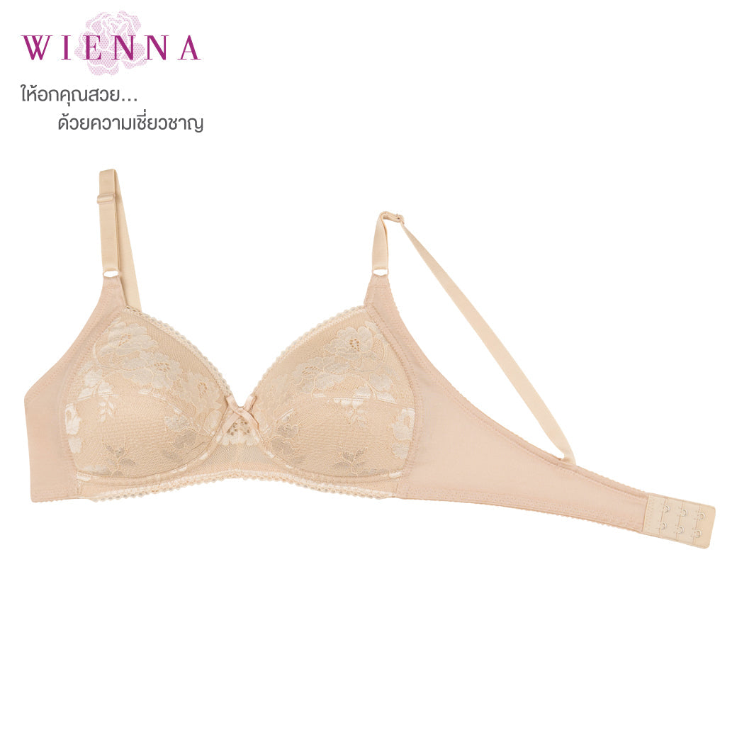 WIENNA เสื้อชั้นใน (AB75-80) Full Cup ไร้โครง เต้า Super Push Plus (DB16104) Wiennashop