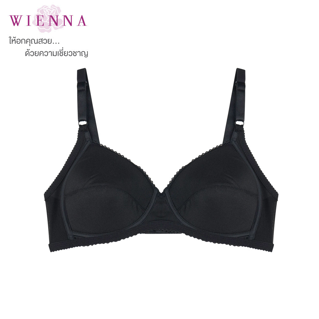 WIENNA เสื้อชั้นใน (AB75-80) Full Cup ไร้โครง เต้า Super Push Plus (DB16104) Wiennashop
