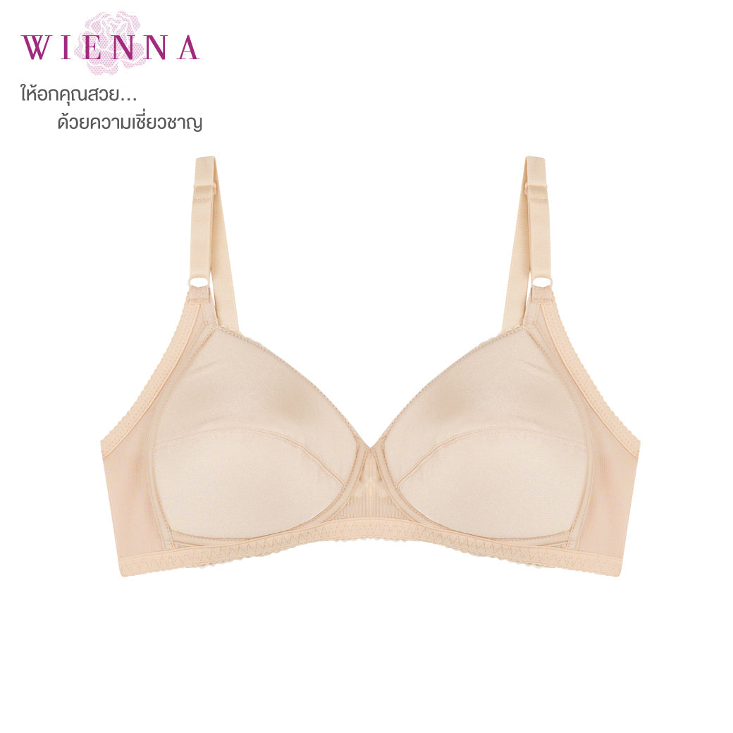 WIENNA เสื้อชั้นใน (AB75-80) Full Cup ไร้โครง เต้า Super Push Plus (DB16104) Wiennashop