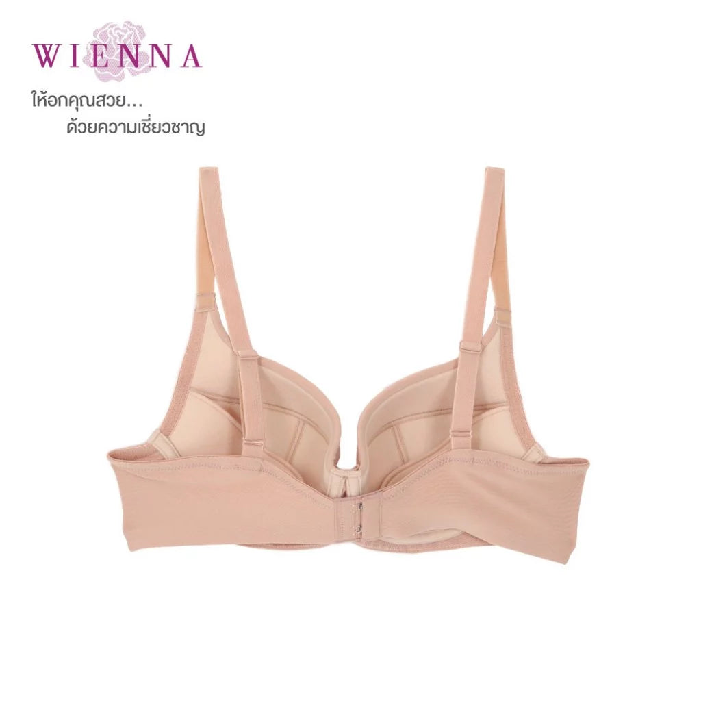 New Bra Limited S-Fit เสื้อชั้นใน 4/5 Cup เสริมโครง เต้าปั๊มซิมเลส Push Up(DB91407) ราคาปกติ 890.-
