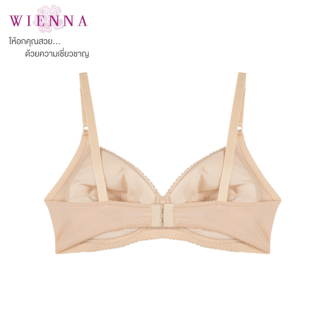 WIENNA เสื้อชั้นใน (AB75-80) Full Cup ไร้โครง เต้า Super Push Plus (DB16104) Wiennashop
