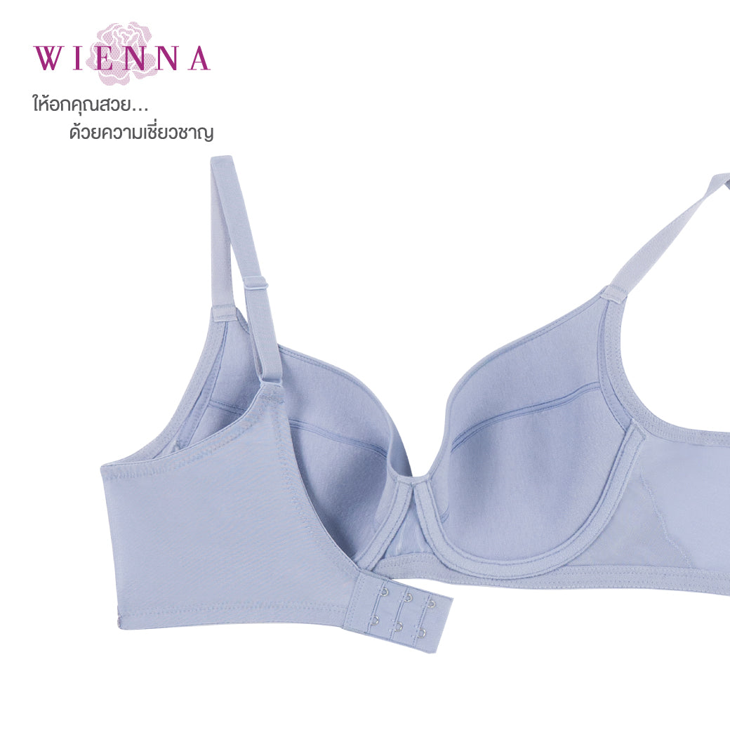 NEW WIENNA เสื้อชั้นใน 4/5 Cup เสริมโครง เต้ายูรีเทนโฟมบาง (DB21435) Wiennashop