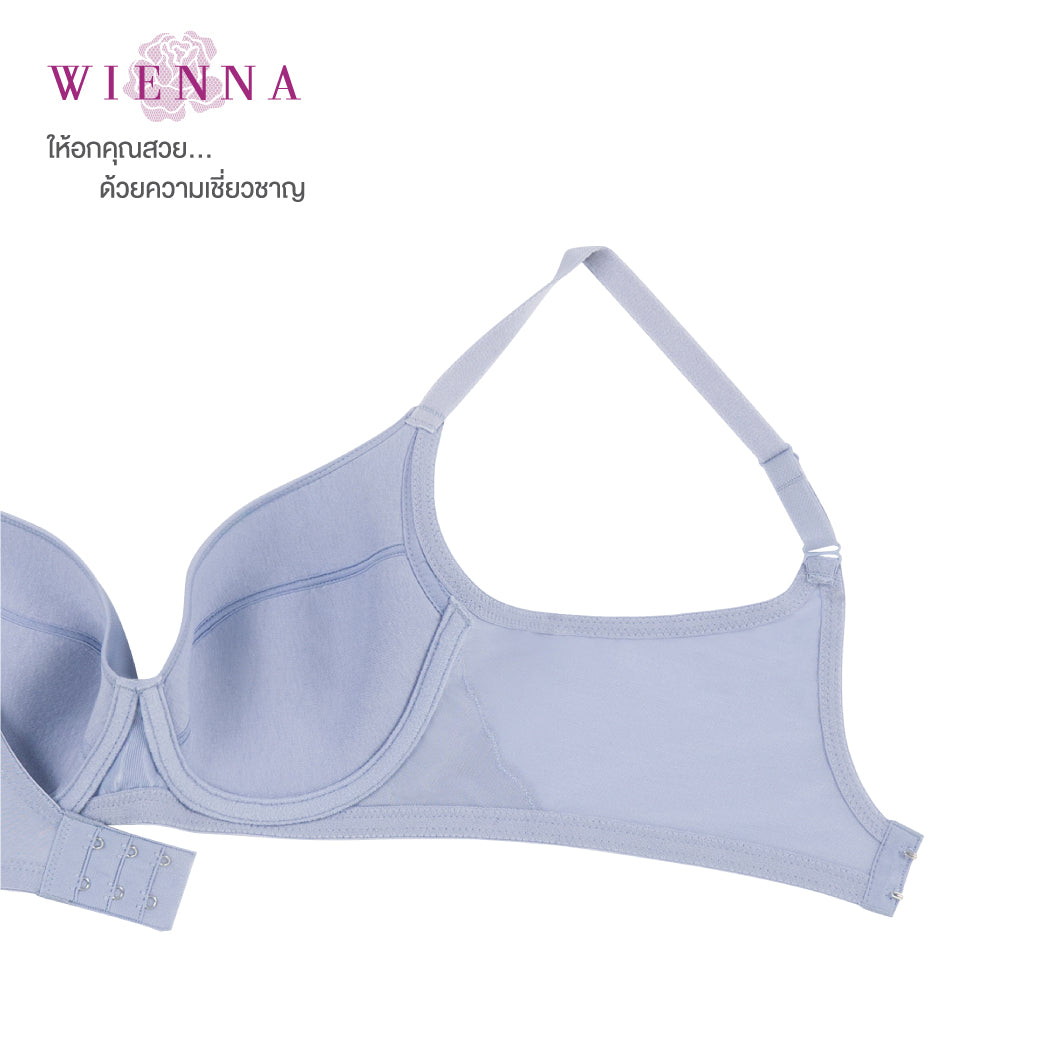 NEW WIENNA เสื้อชั้นใน 4/5 Cup เสริมโครง เต้ายูรีเทนโฟมบาง (DB21435) Wiennashop
