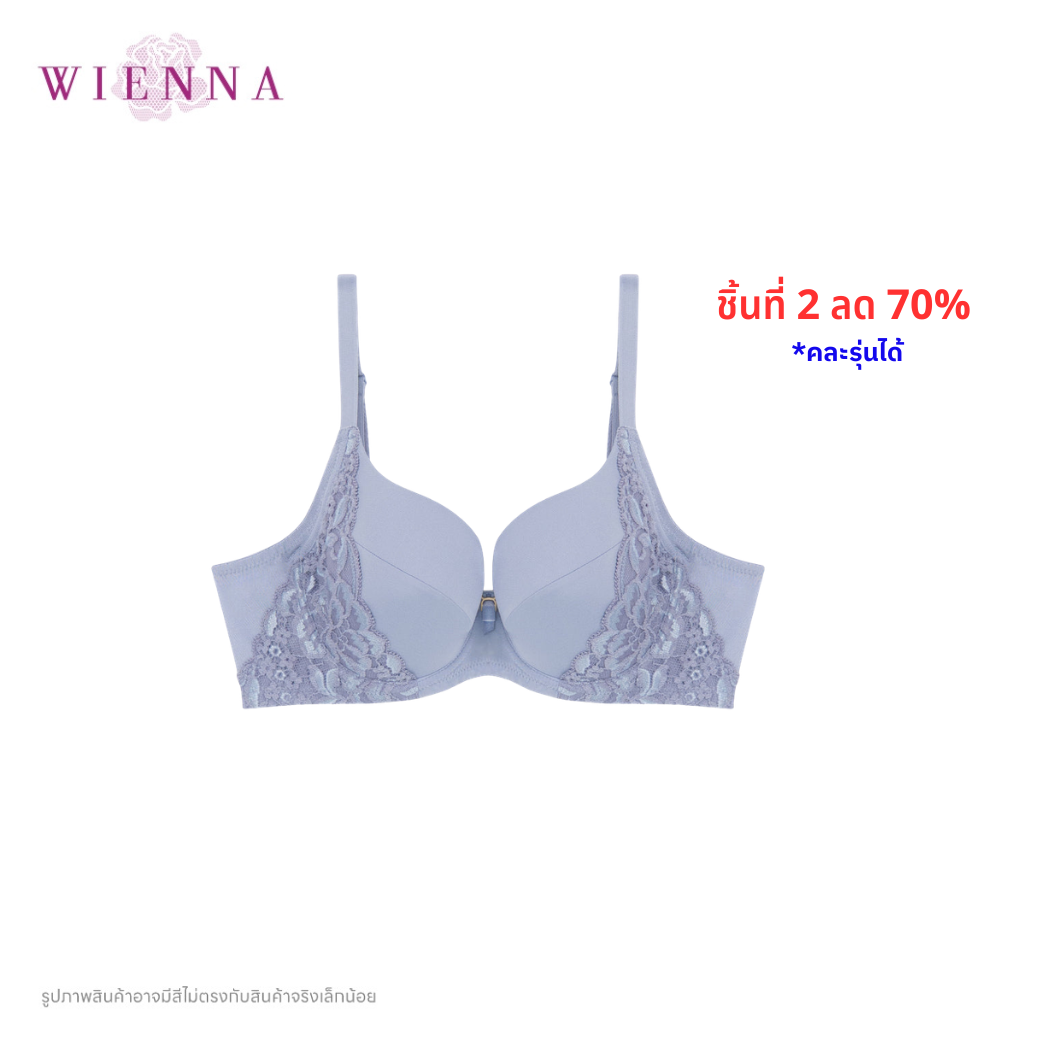 .WIENNA NEW เสื้อชั้นใน 4/5 Cup เสริมโครง เต้ายูรีเทนโฟมบาง (BDB21435) Wiennashop