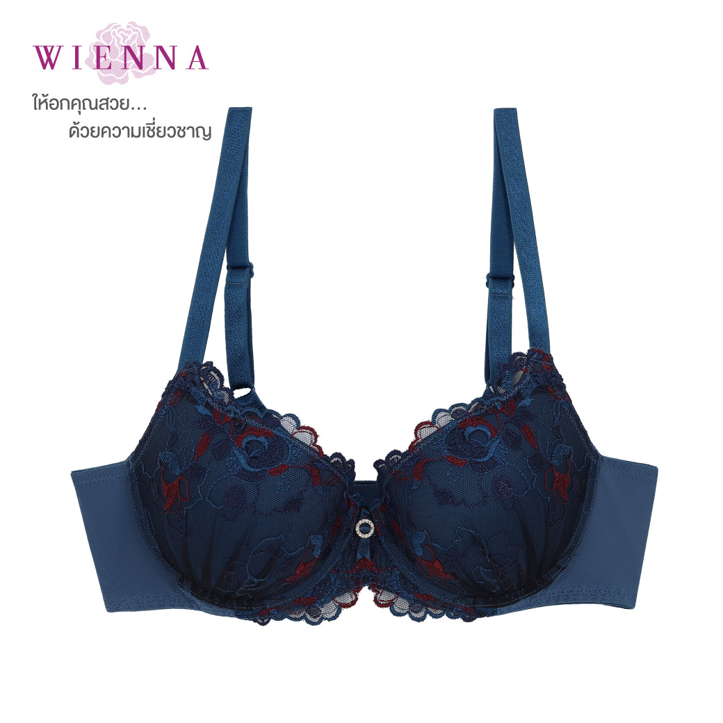 Clearance Sale WIENNA (A70) เสื้อชั้นใน 4/5 คัพ เต้าโมล push up (DB22415)