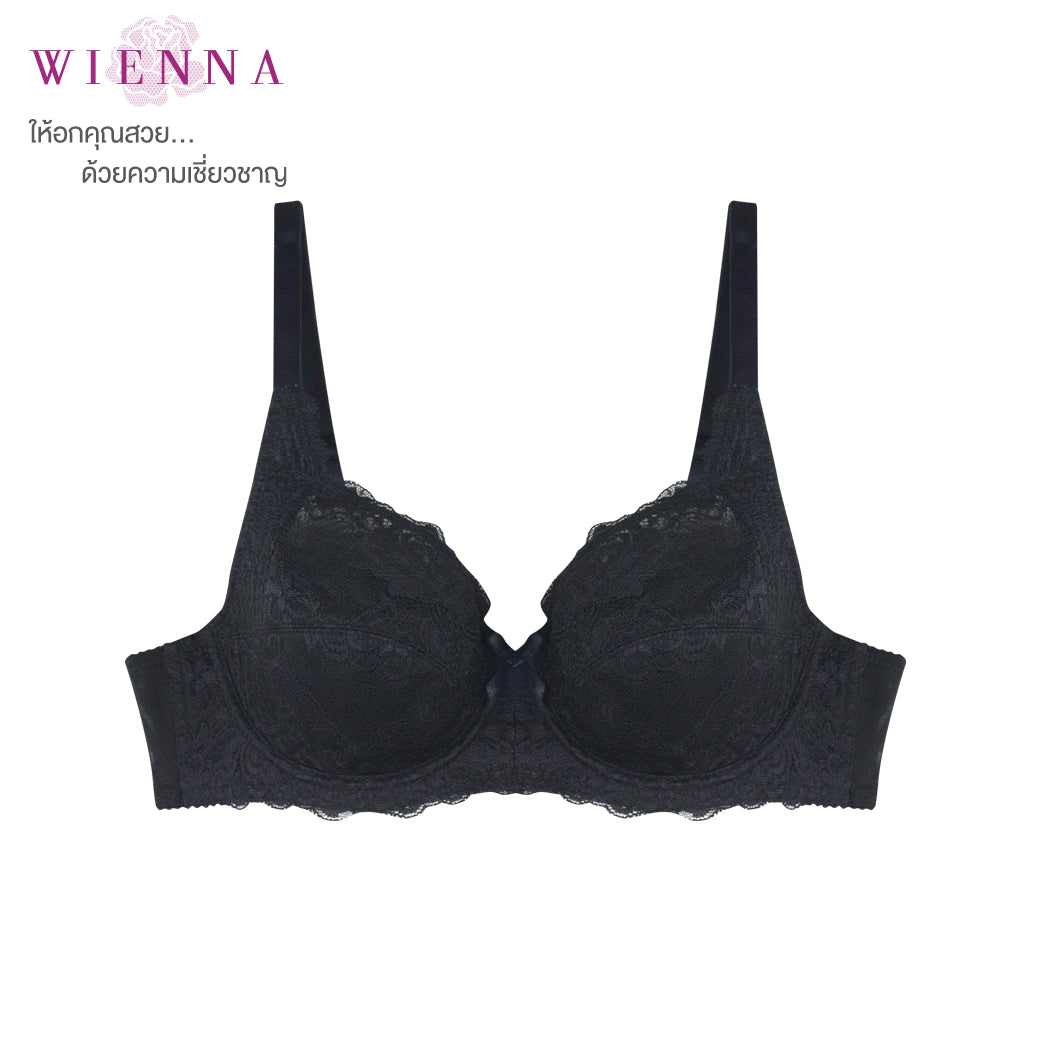 WIENNA เสื้อชั้นใน (BCDE75-80) Full Cup เสริมโครง เต้าซับบาง (DB23718) Wiennashop