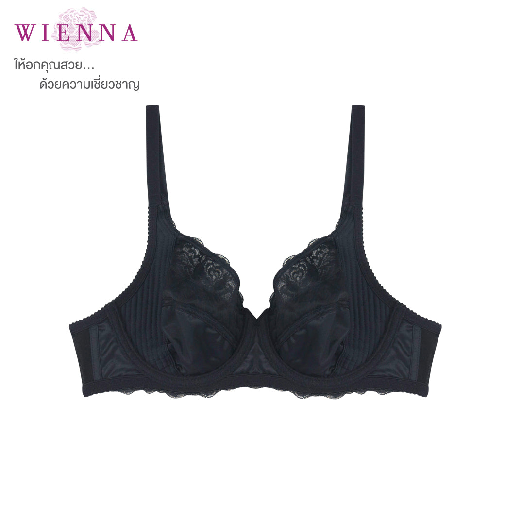 WIENNA เสื้อชั้นใน (BCDE75-80) Full Cup เสริมโครง เต้าซับบาง (DB23718) Wiennashop