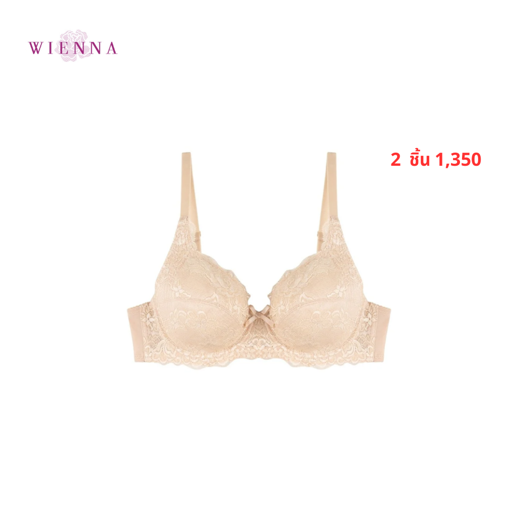 WIENNA เสื้อชั้นใน (BCDE85-95) Full Cup เสริมโครง เต้าซับบาง (DB23728) Wiennashop