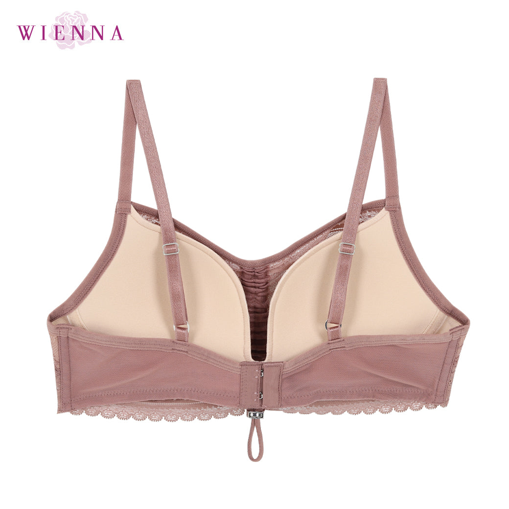 CLEARANCE SALE WIENNA (SmartSize M,L,E ABCD70-80) เสื้อชั้นใน 3/4 Cup ไร้โครง (DB26306)