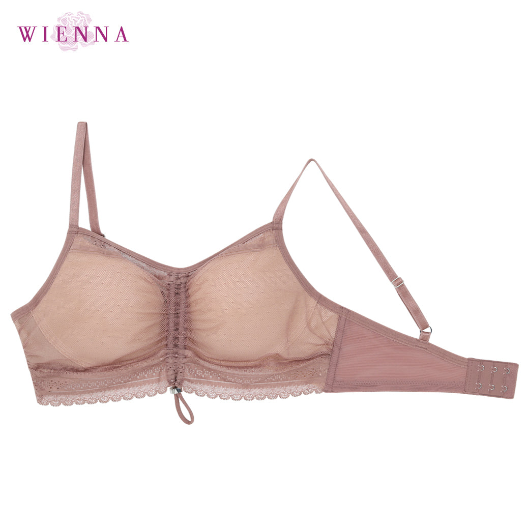 CLEARANCE SALE WIENNA (SmartSize M,L,E ABCD70-80) เสื้อชั้นใน 3/4 Cup ไร้โครง (DB26306)