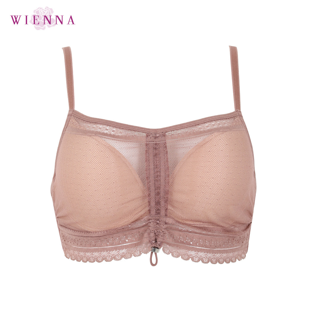 CLEARANCE SALE WIENNA (SmartSize M,L,E ABCD70-80) เสื้อชั้นใน 3/4 Cup ไร้โครง (DB26306)