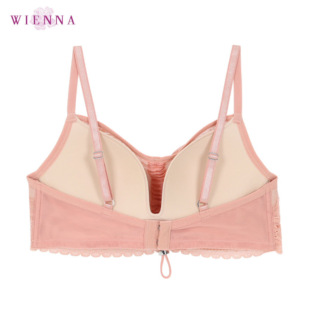 CLEARANCE SALE WIENNA (SmartSize M,L,E ABCD70-80) เสื้อชั้นใน 3/4 Cup ไร้โครง (DB26306)