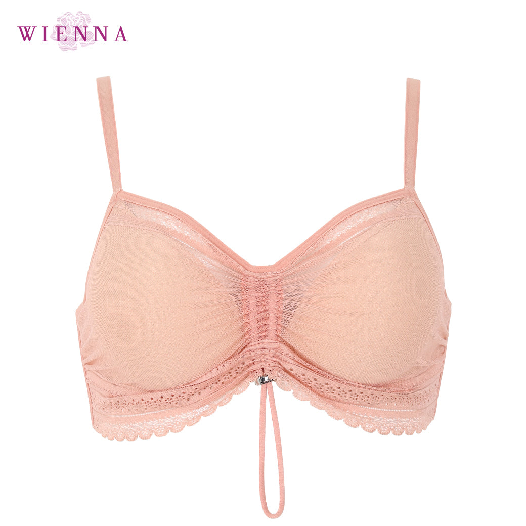 CLEARANCE SALE WIENNA (SmartSize M,L,E ABCD70-80) เสื้อชั้นใน 3/4 Cup ไร้โครง (DB26306)