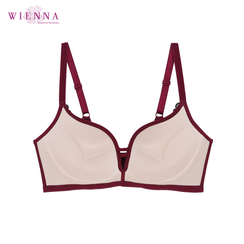 Clearance Sale WIENNA (BCD70-80) เสื้อชั้นใน 4/5 คัพ ไร้โครง push up (DB26405)