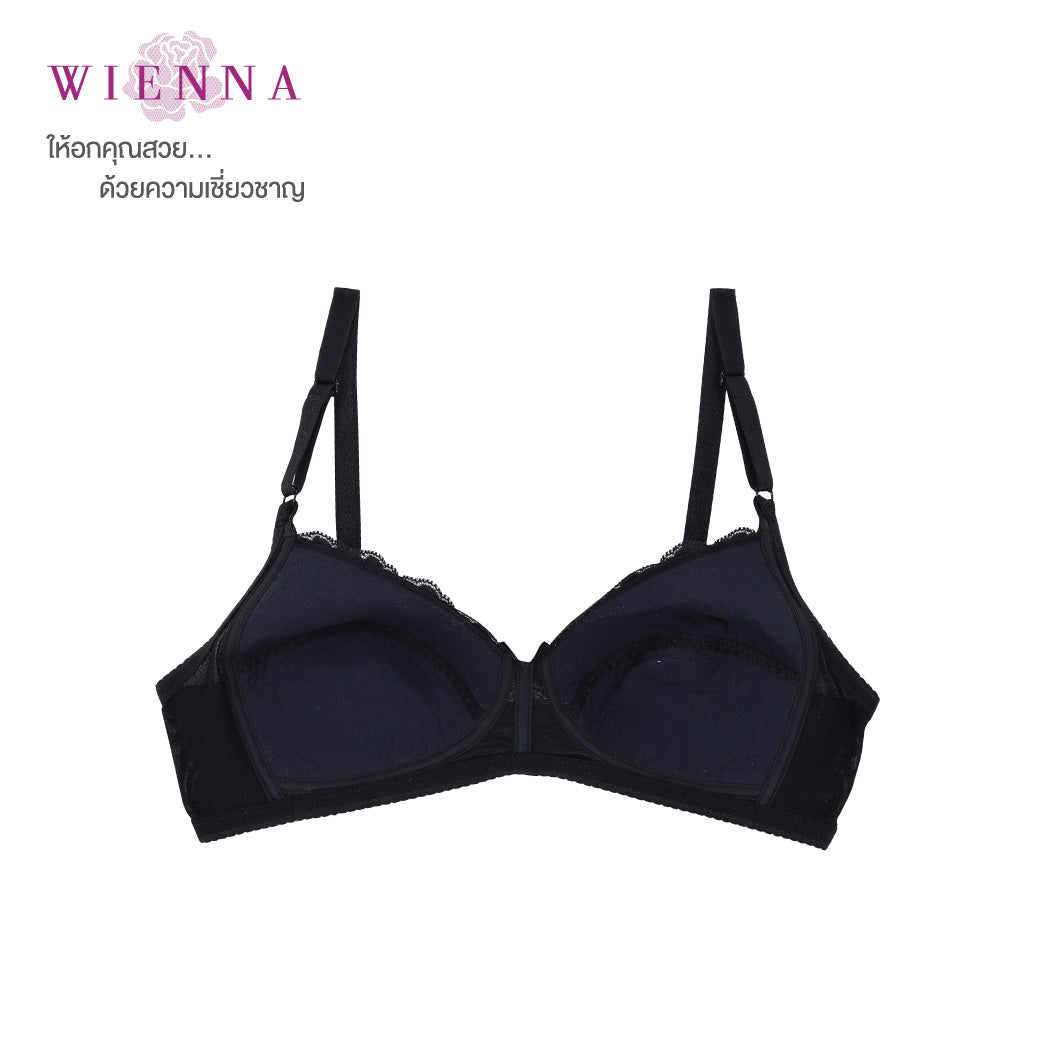 WIENNA เสื้อชั้นใน (ABC75) Full Cup ไร้โครง เต้าซับบาง (DB27102) Wiennashop