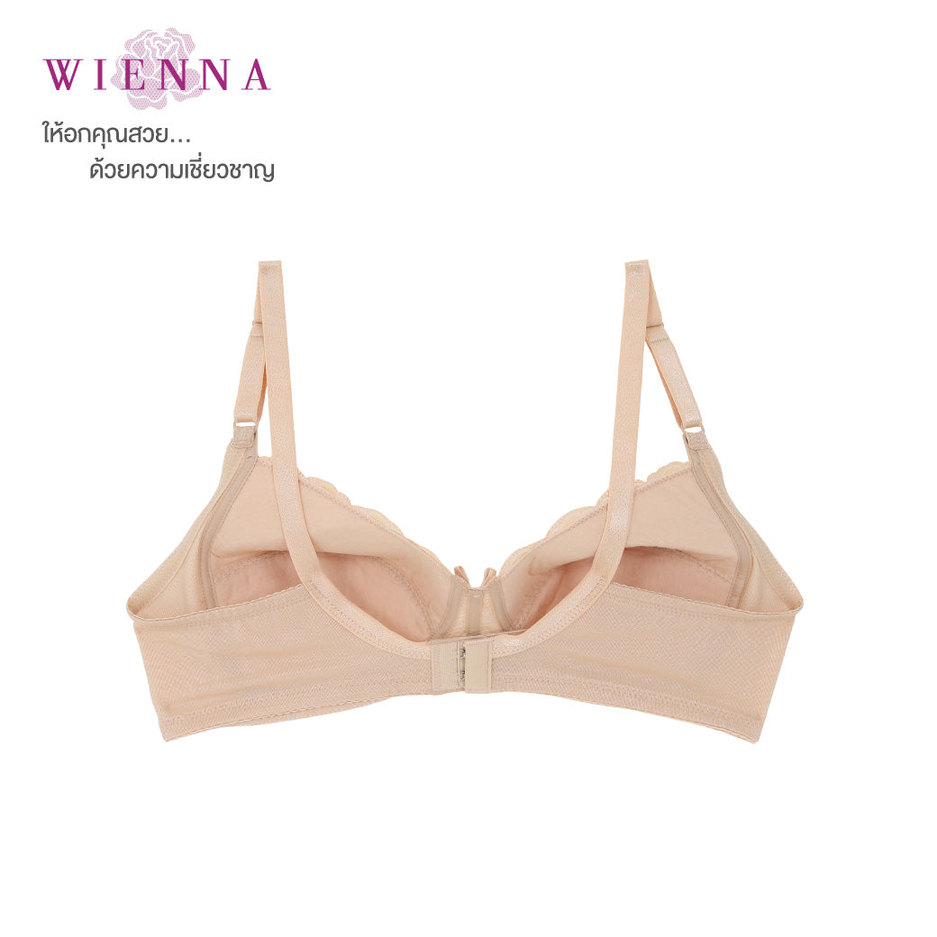 WIENNA เสื้อชั้นใน (ABC75) Full Cup ไร้โครง เต้าซับบาง (DB27102) Wiennashop