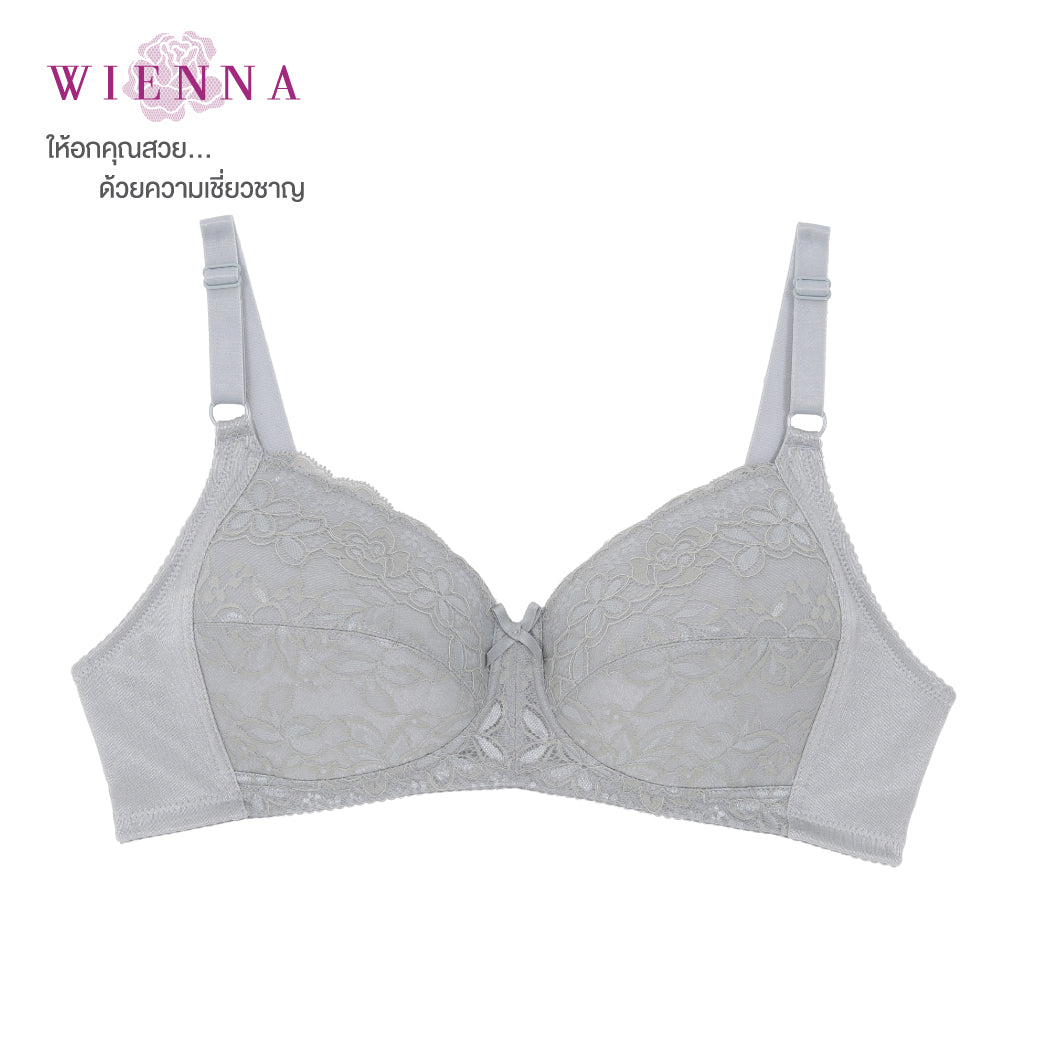 WIRE-FREE (BigSize 80-85) เสื้อชั้นใน Full Cup ไร้โครง เต้าซับบาง (DB27103) ราคาปกติ 990.-