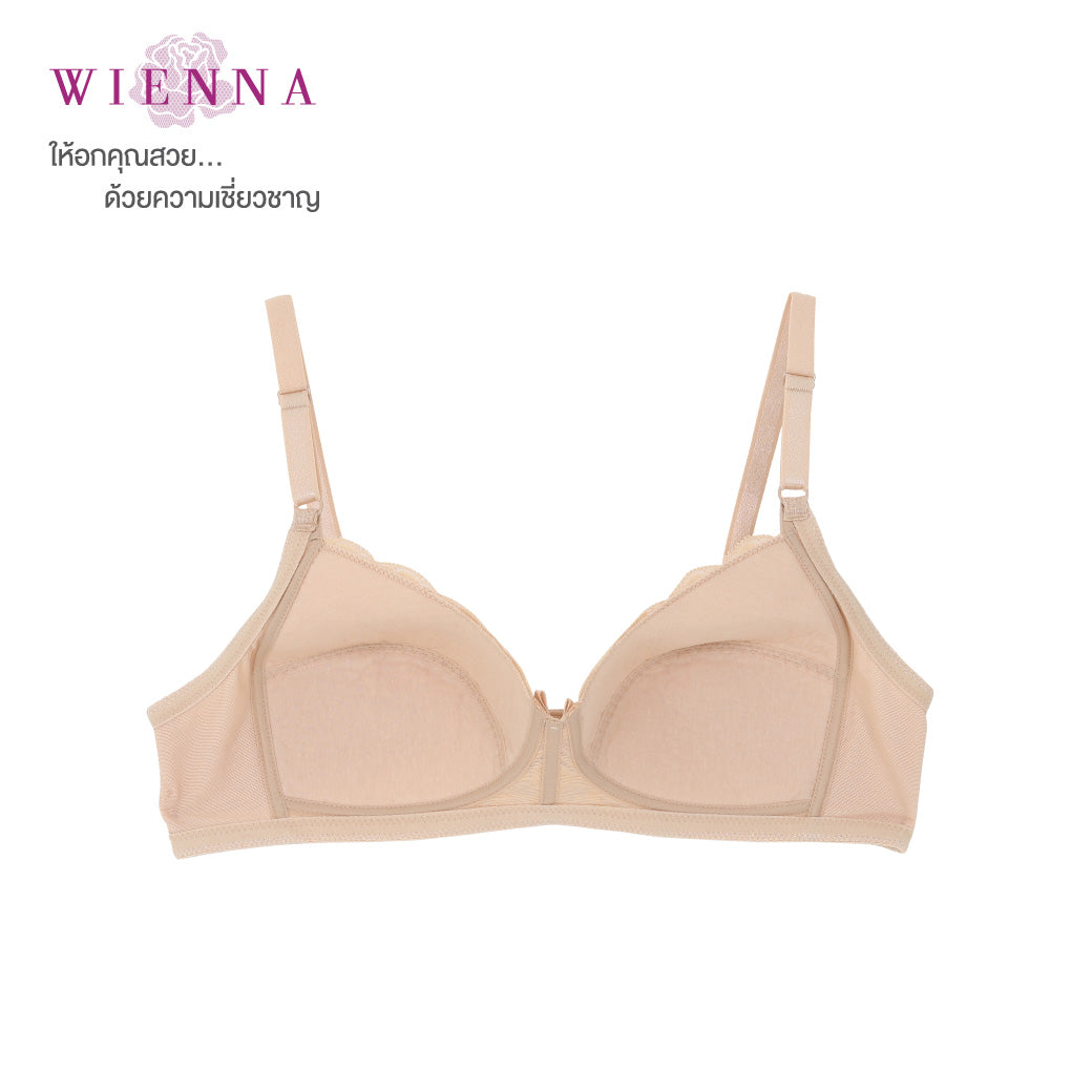 WIENNA เสื้อชั้นใน (ABC80-85) Full Cup ไร้โครง เต้าซับบาง (DB27103) Wiennashop