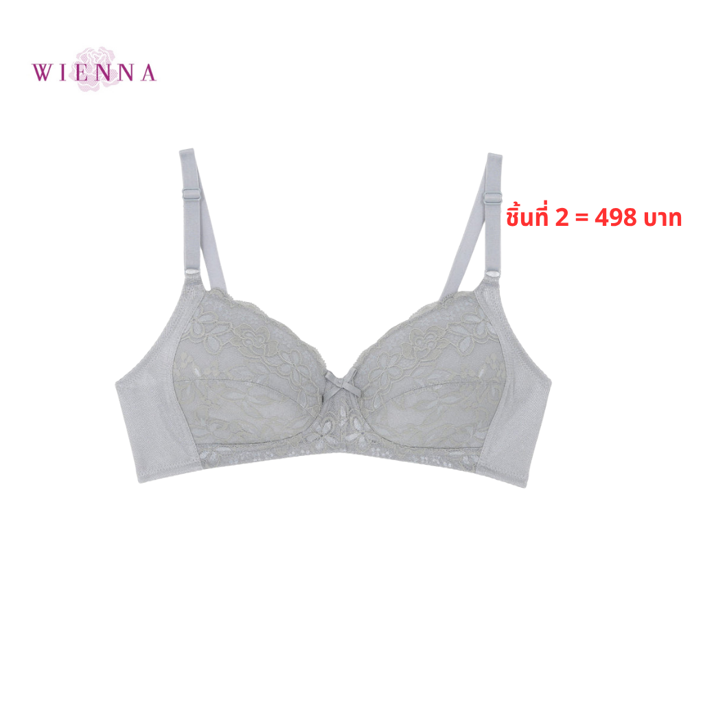 WIENNA เสื้อชั้นใน (ABC80-85) Full Cup ไร้โครง เต้าซับบาง (DB27103) Wiennashop