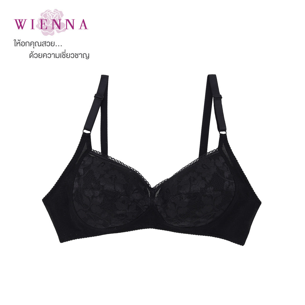 WIENNA เสื้อชั้นใน (BC75-80,D70) Full Cup ไร้โครง เต้าซับบาง (DB27111) Wiennashop